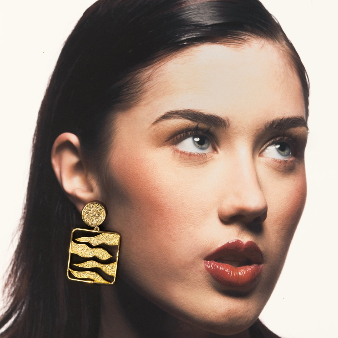 House of Kiash designer jewelry – cloud-inspired dangle earrings